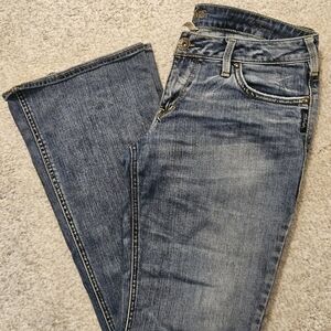VIintage Low Rise Silver Jeans